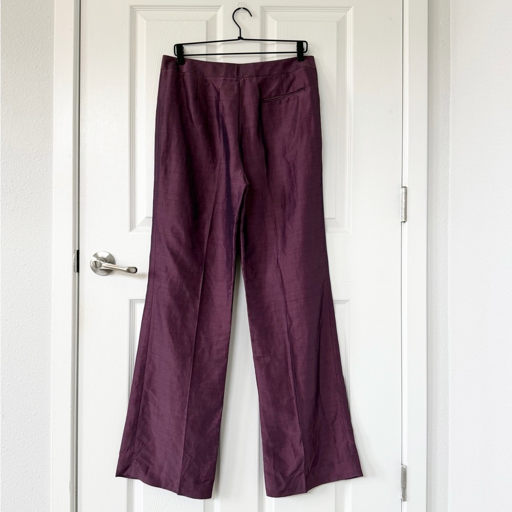Lafayette 148 New York Women's Gates Straight Leg Pants in Kir - Picture 2 of 9